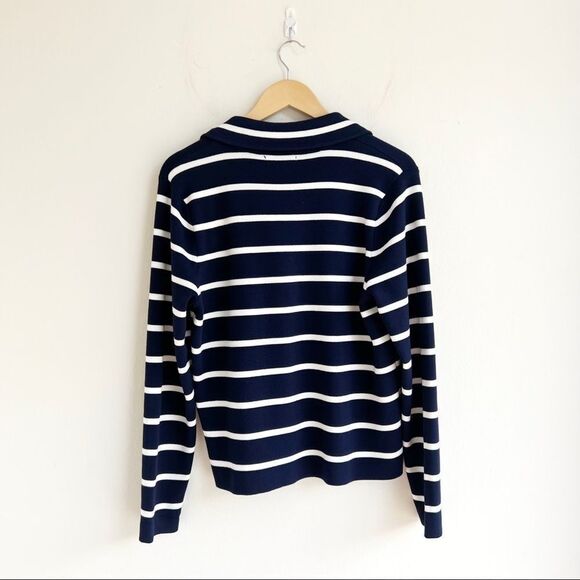 Chaps Striped Knit Soft Jacket - Picture 4 of 5